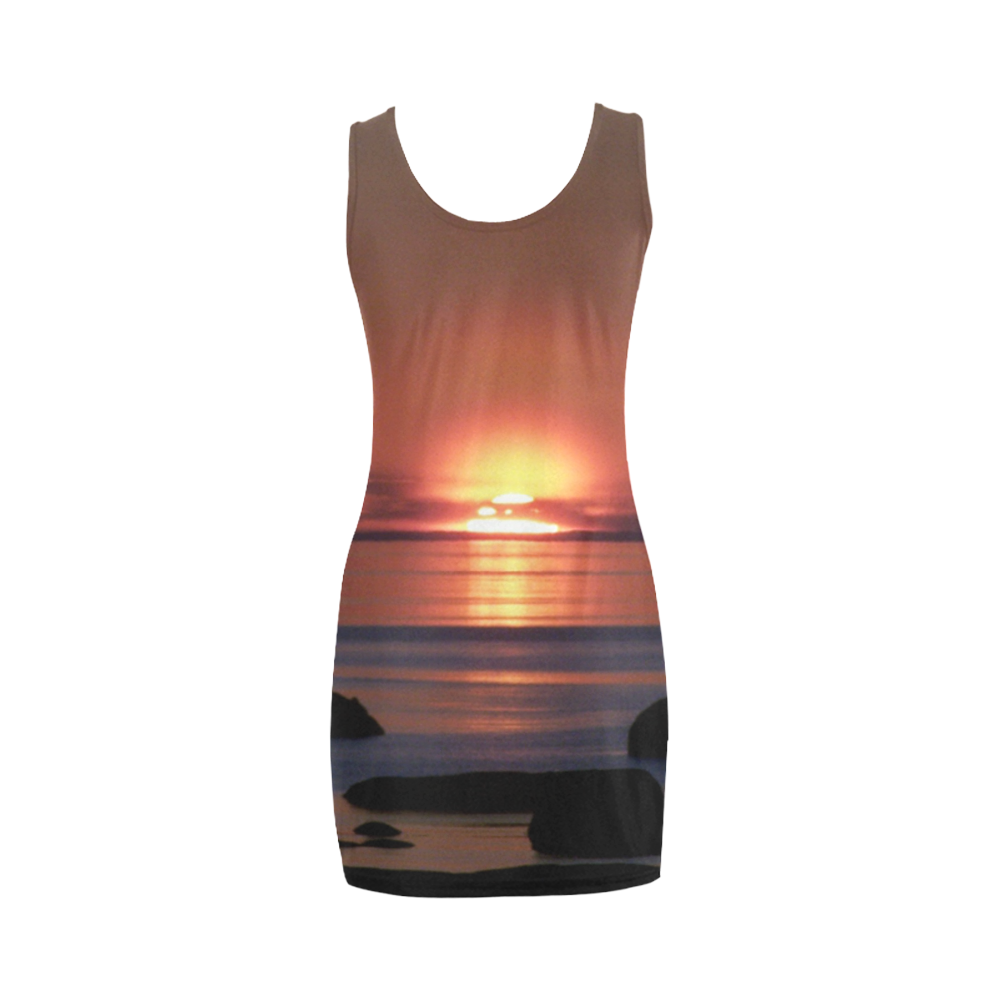 Shockwave Sunset Medea Vest Dress (Model D06)