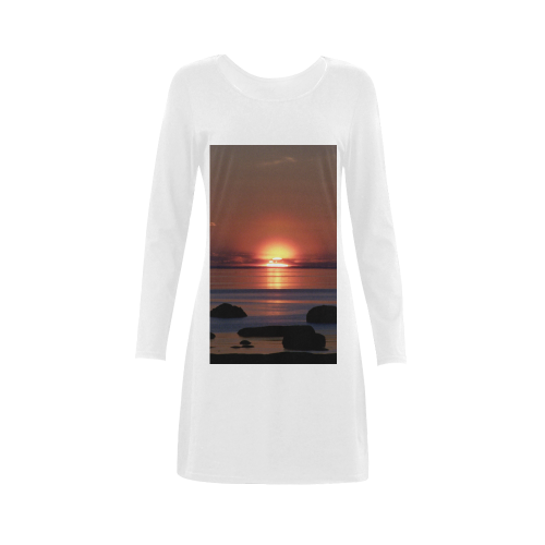 Shockwave Sunset Demeter Long Sleeve Nightdress (Model D03)