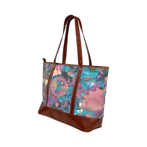 Steampunk abstract Tote Handbag (Model 1642)