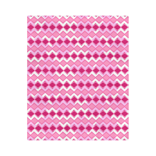 Pink Diamonds Duvet Cover 86"x70" ( All-over-print)