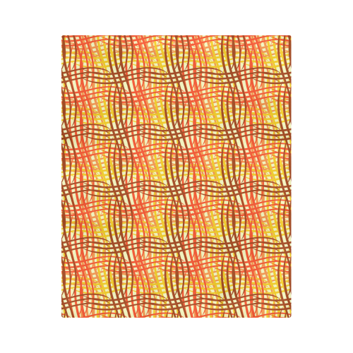 Golden Waves Duvet Cover 86"x70" ( All-over-print)