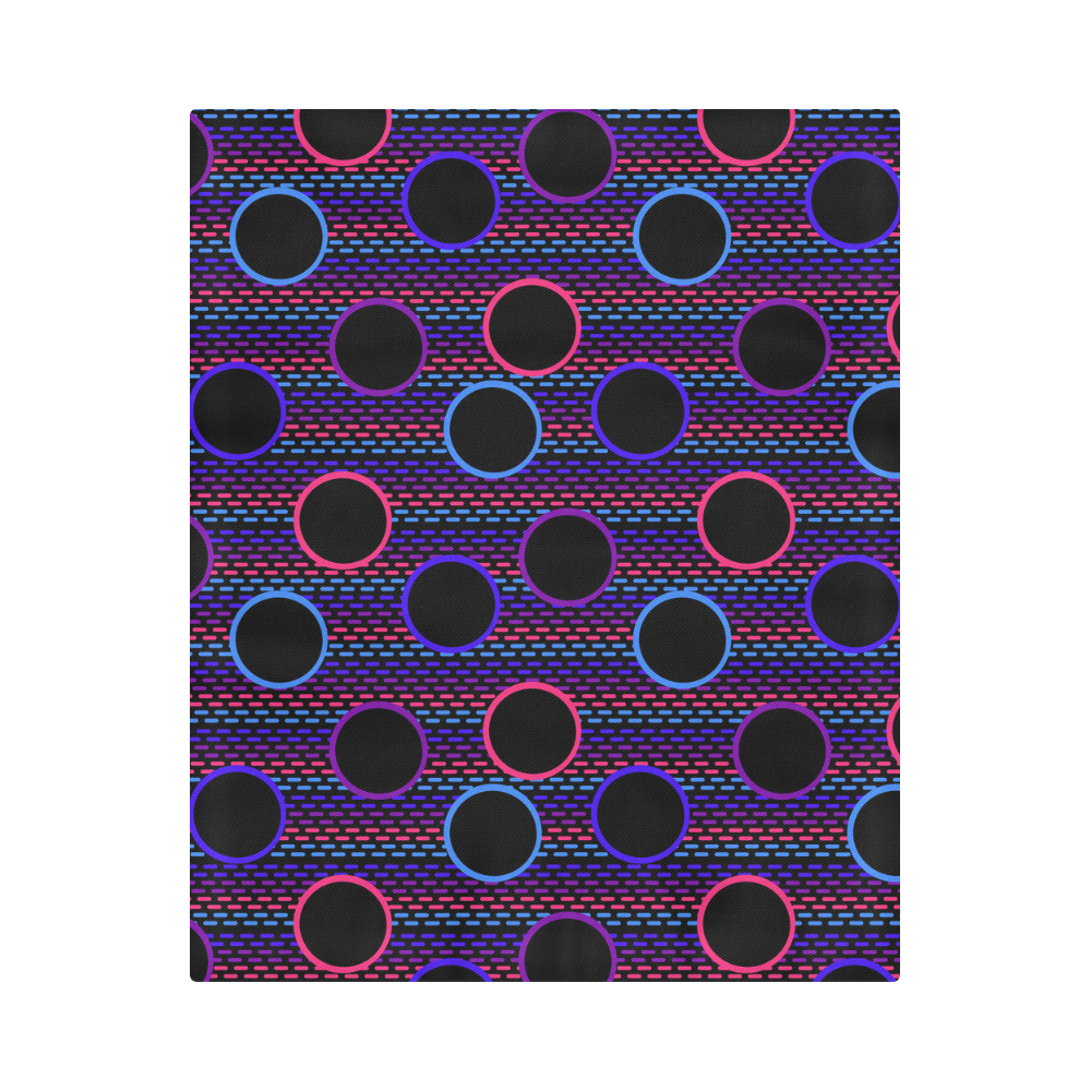 Funky Black Holes Duvet Cover 86"x70" ( All-over-print)