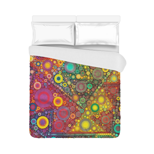 Bubble Party Duvet Cover 86"x70" ( All-over-print)