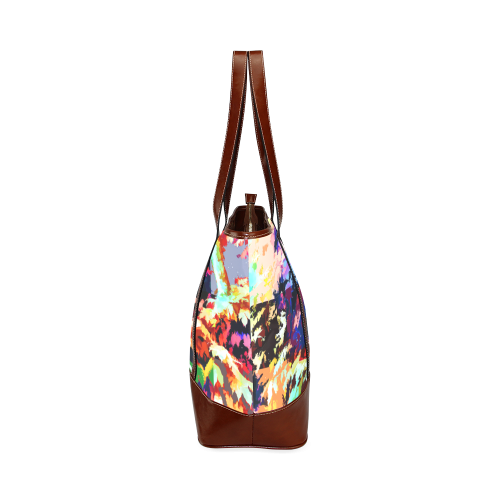 Foliage Patchwork #7 - Jera Nour Tote Handbag (Model 1642)