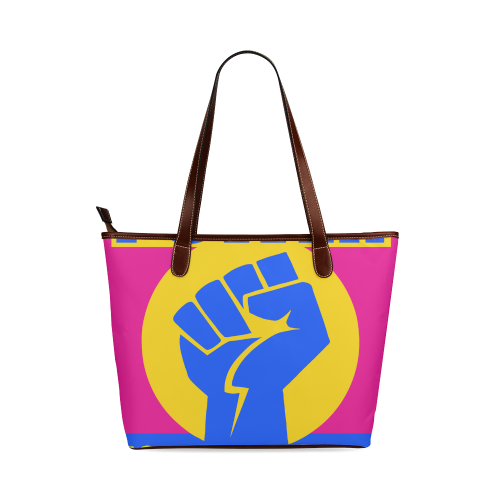 POWER TO THE PEOPLE Shoulder Tote Bag (Model 1646)