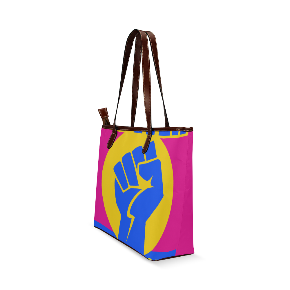 POWER TO THE PEOPLE Shoulder Tote Bag (Model 1646)