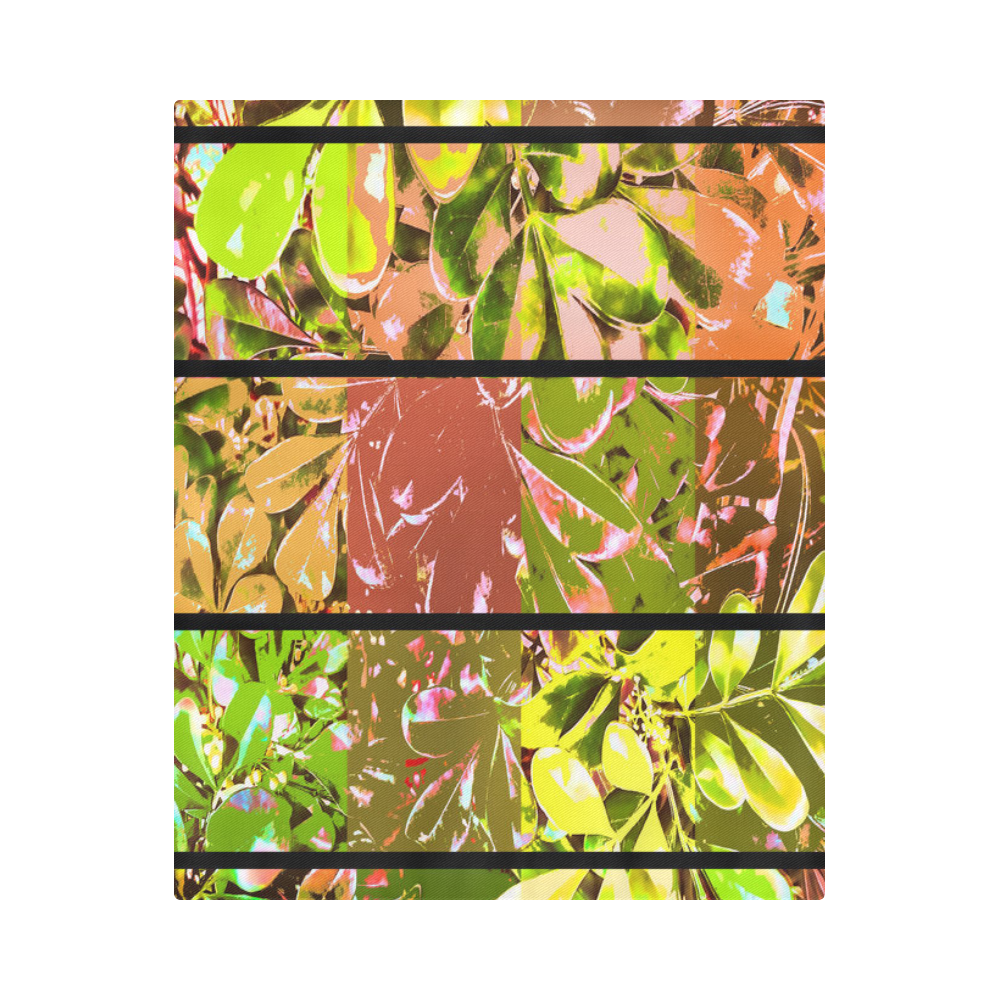 Foliage Patchwork #5 - Jera Nour Duvet Cover 86"x70" ( All-over-print)