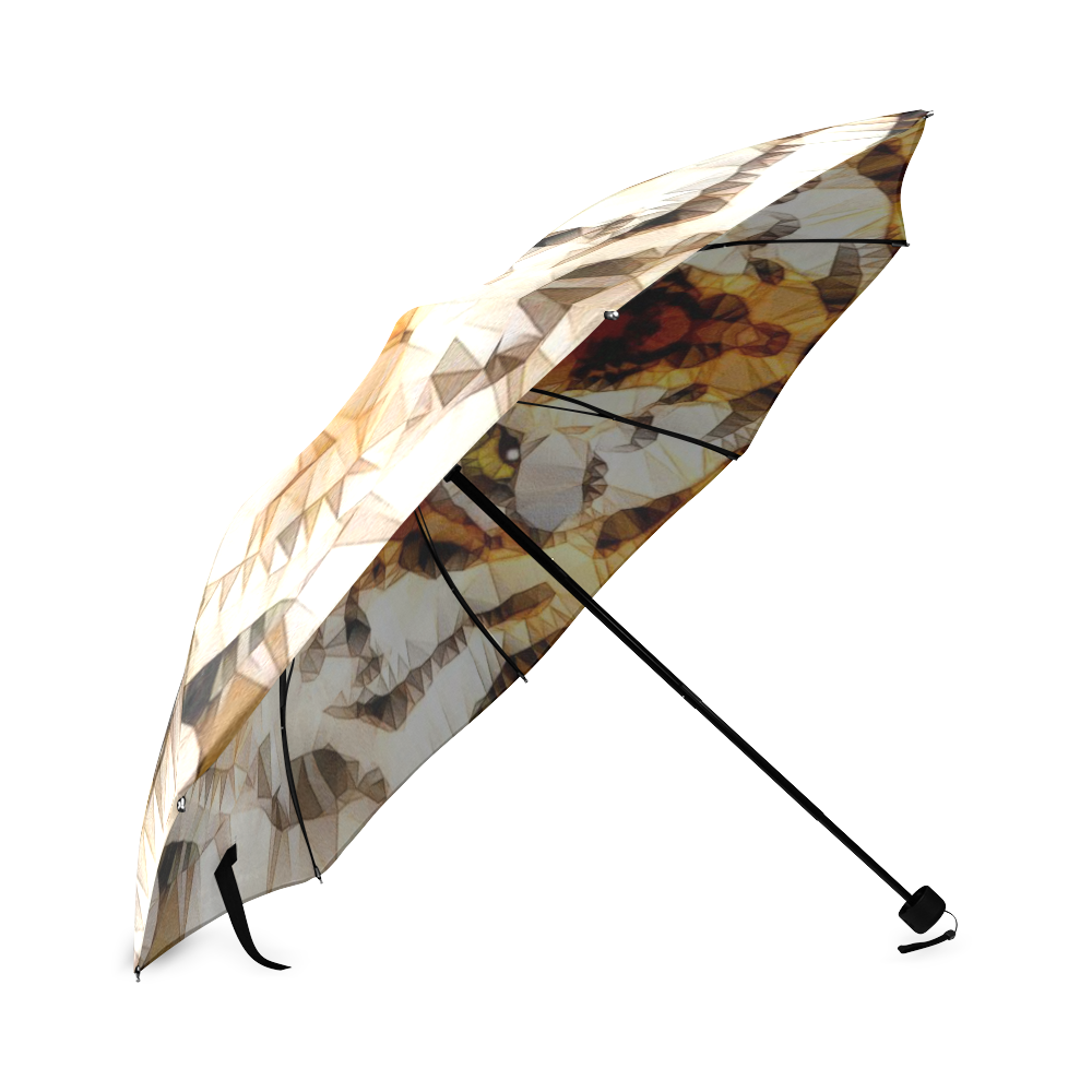abstract tiger Foldable Umbrella (Model U01)