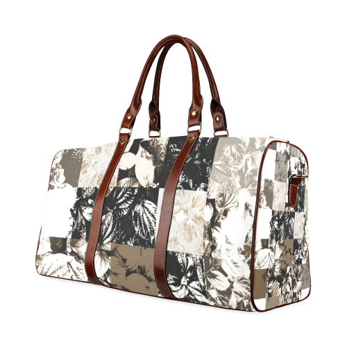 Foliage Patchwork #8 - Jera Nour Waterproof Travel Bag/Large (Model 1639)