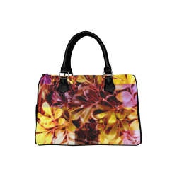 Foliage Patchwork #11 - Jera Nour Boston Handbag (Model 1621)