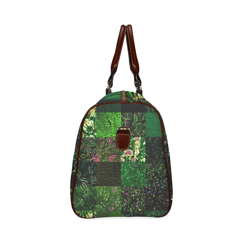 Foliage Patchwork #1 - Jera Nour Waterproof Travel Bag/Large (Model 1639)