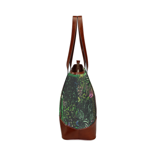 Foliage Patchwork #1 - Jera Nour Tote Handbag (Model 1642)