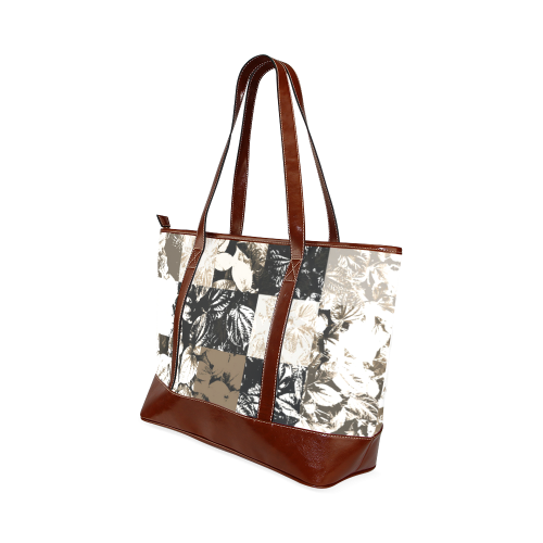 Foliage Patchwork #8 - Jera Nour Tote Handbag (Model 1642)