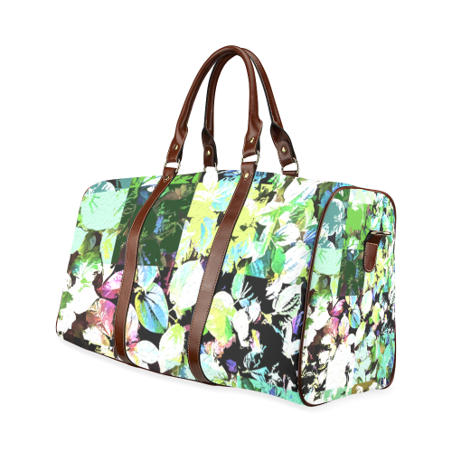 Foliage Patchwork #2 - Jera Nour Waterproof Travel Bag/Large (Model 1639)