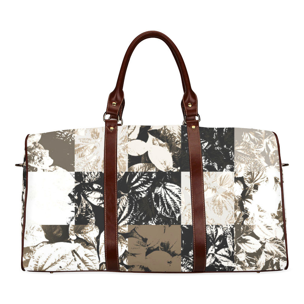 Foliage Patchwork #8 - Jera Nour Waterproof Travel Bag/Large (Model 1639)
