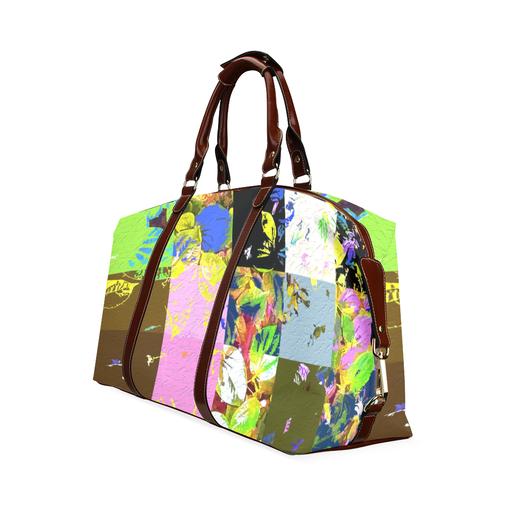 Foliage Patchwork #3 - Jera Nour Classic Travel Bag (Model 1643)