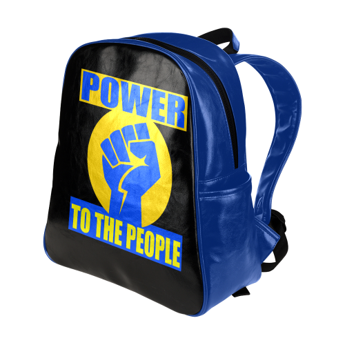 POWER TO THE PEOPLE Multi-Pockets Backpack (Model 1636)