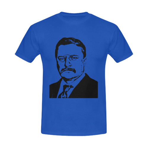 Theodore Roosevelt Men's Slim Fit T-shirt (Model T13)