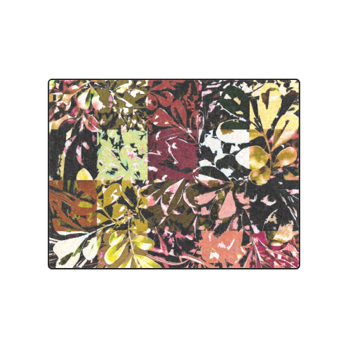 Foliage Patchwork #6- Jera Nour Blanket 50"x60"