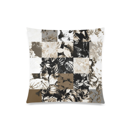 Foliage Patchwork #8 - Jera Nour Custom Zippered Pillow Case 20"x20"(Twin Sides)