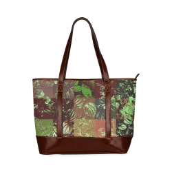 Foliage Patchwork #4 - Jera Nour Tote Handbag (Model 1642)