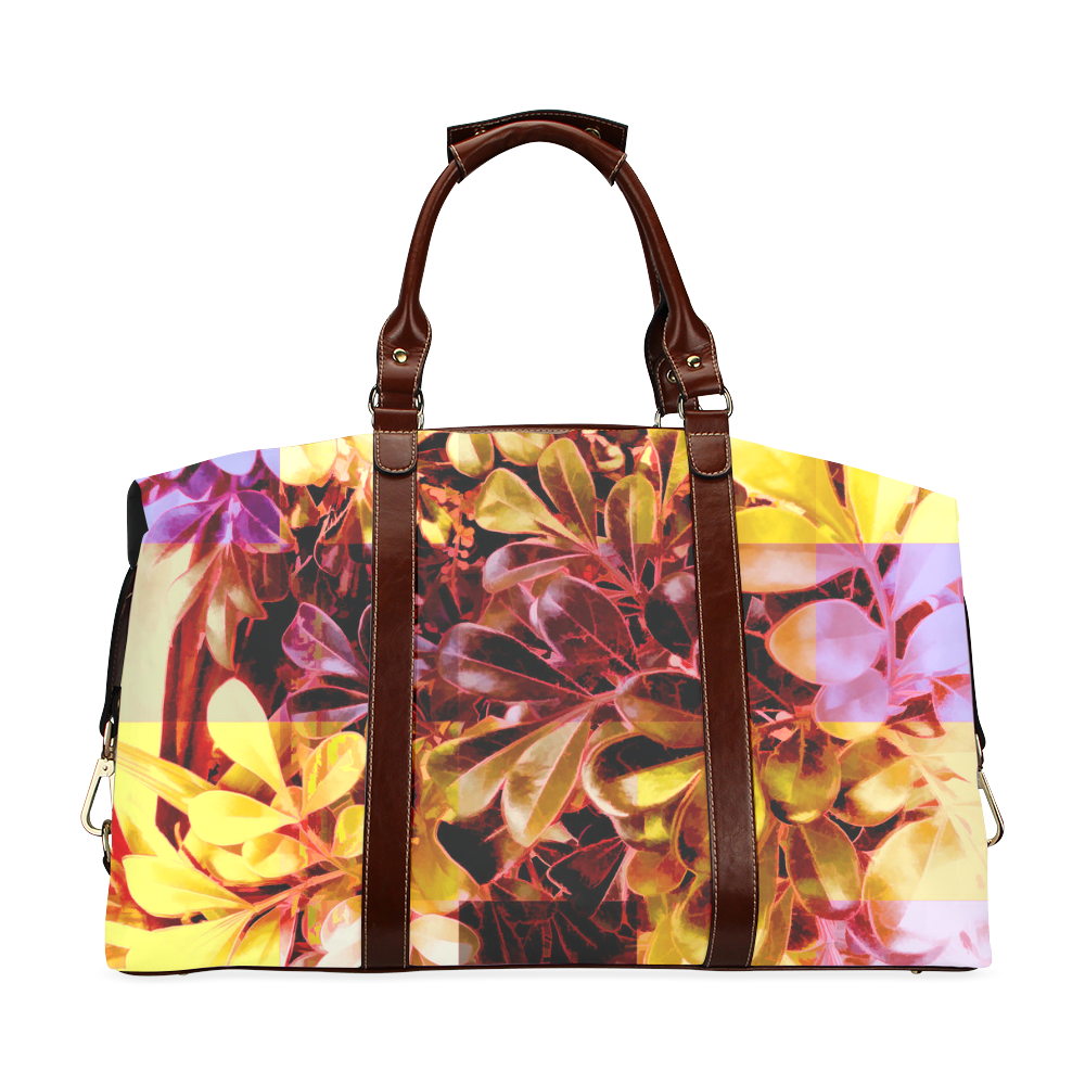 Foliage Patchwork #11 - Jera Nour Classic Travel Bag (Model 1643)