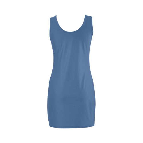 Bright Cobalt Color Accent Medea Vest Dress (Model D06)