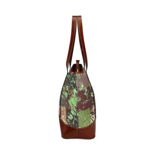 Foliage Patchwork #4 - Jera Nour Tote Handbag (Model 1642)