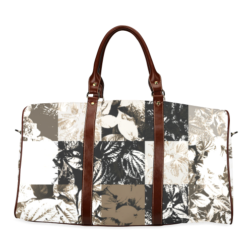 Foliage Patchwork #8 - Jera Nour Waterproof Travel Bag/Large (Model 1639)