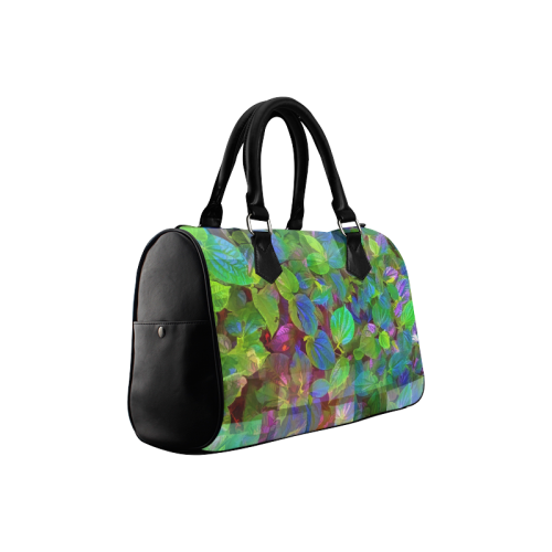 Foliage Patchwork #10 - Jera Nour Boston Handbag (Model 1621)