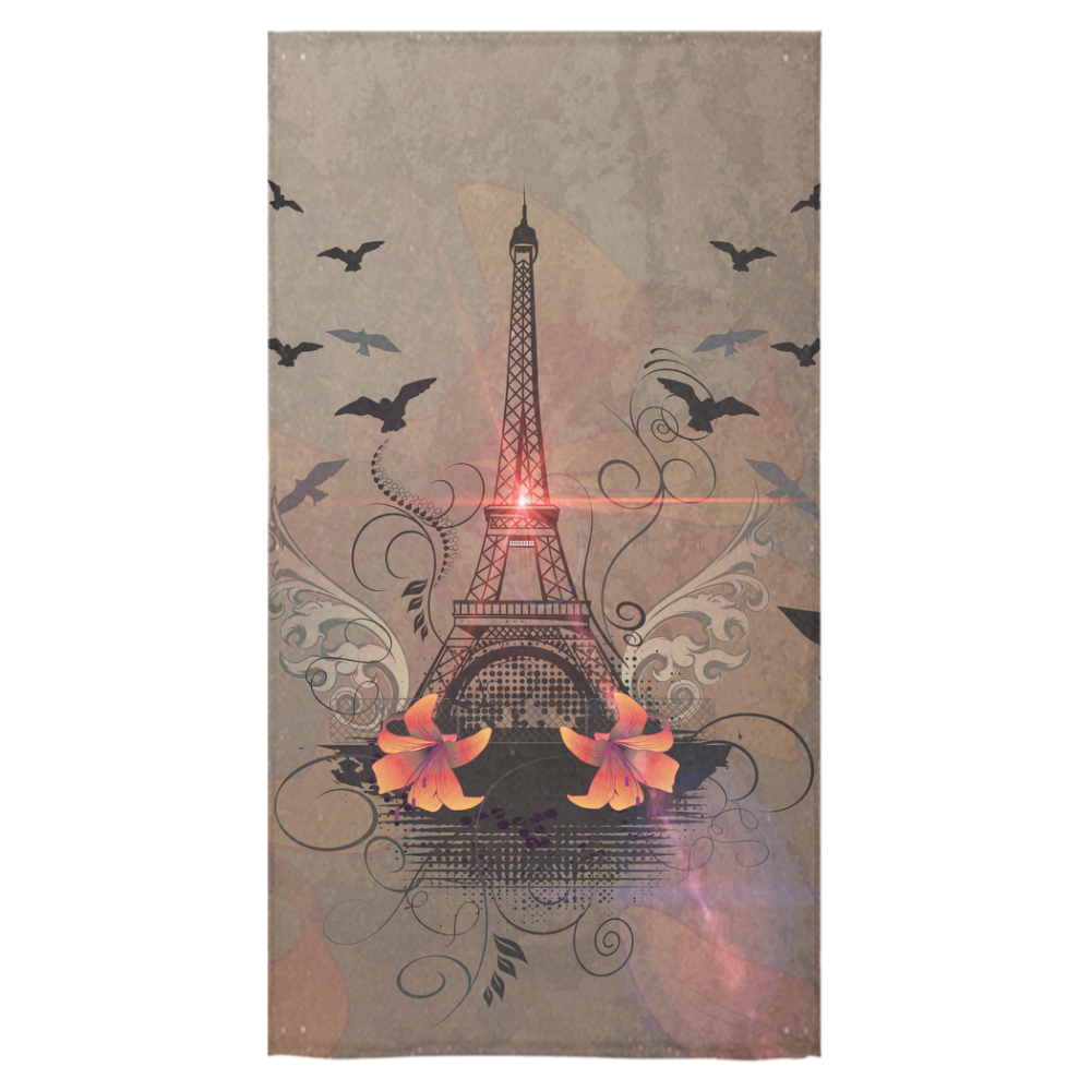 Eiffel tower Bath Towel 30"x56"