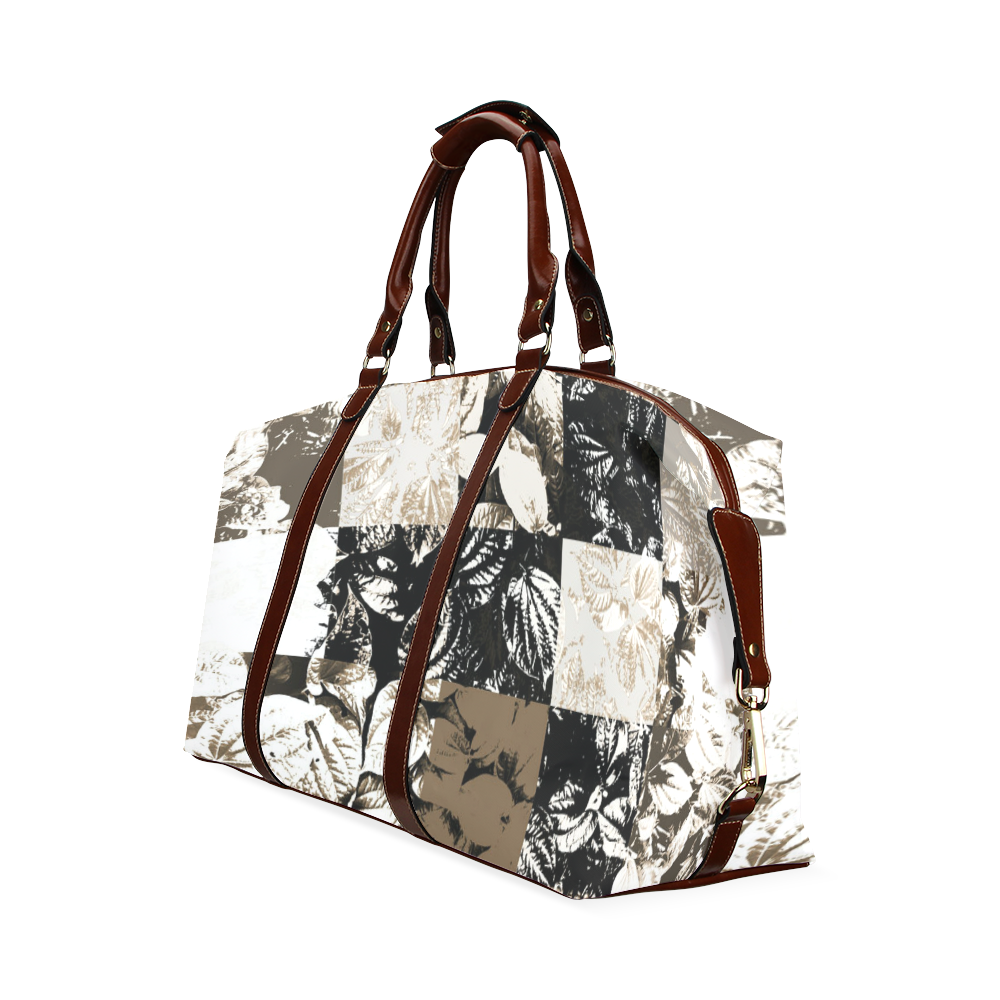 Foliage Patchwork #8 - Jera Nour Classic Travel Bag (Model 1643)