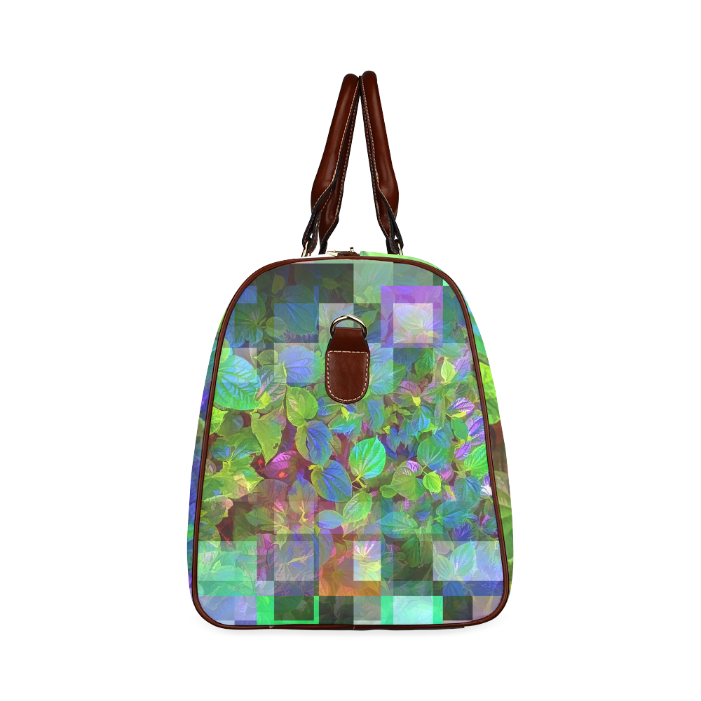 Foliage Patchwork #10 - Jera Nour Waterproof Travel Bag/Large (Model 1639)