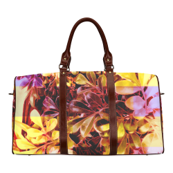 Foliage Patchwork #11 - Jera Nour Waterproof Travel Bag/Large (Model 1639)