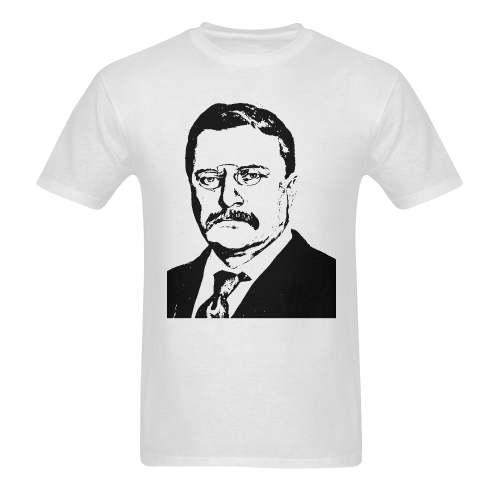 Theodore Roosevelt Sunny Men's T- shirt (Model T06)
