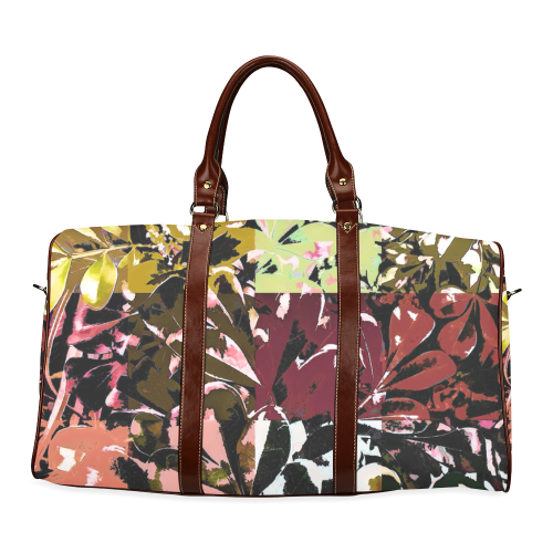 Foliage Patchwork #6 - Jera Nour Waterproof Travel Bag/Large (Model 1639)