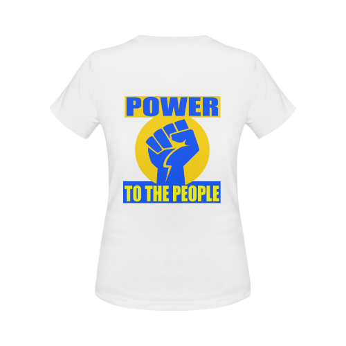 POWER TO THE PEOPLE Women's Classic T-Shirt (Model T17）