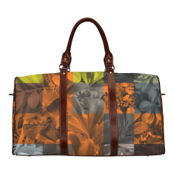 Foliage Patchwork #9 - Jera Nour Waterproof Travel Bag/Large (Model 1639)