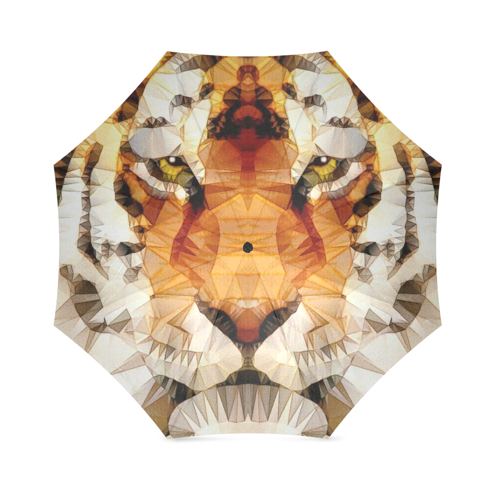 abstract tiger Foldable Umbrella (Model U01)