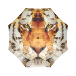 abstract tiger Foldable Umbrella (Model U01)
