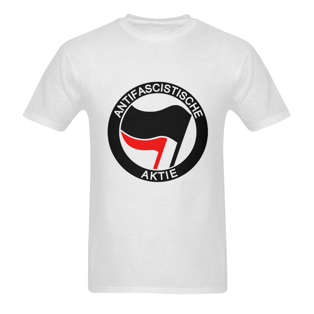 Anti- Fascist Action Sunny Men's T- shirt (Model T06)
