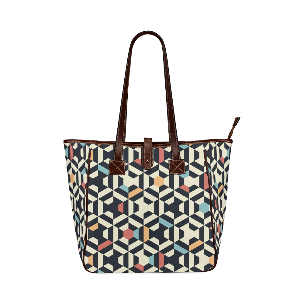 Geometry Pattern Classic Tote Bag (Model 1644)