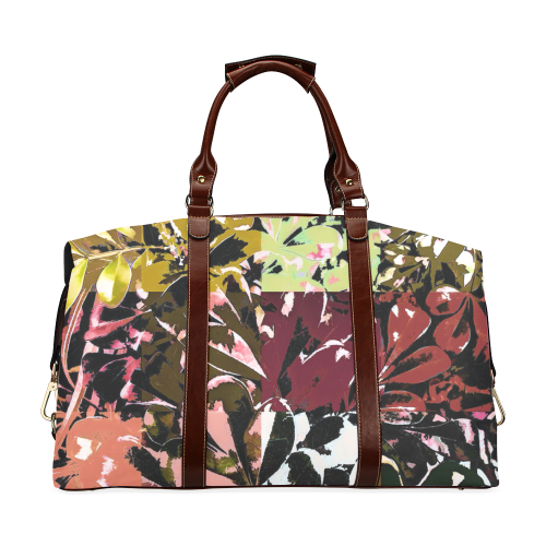 Foliage Patchwork #6 - Jera Nour Classic Travel Bag (Model 1643)