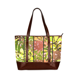 Foliage Patchwork #5 - Jera Nour Tote Handbag (Model 1642)