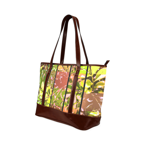 Foliage Patchwork #5 - Jera Nour Tote Handbag (Model 1642)
