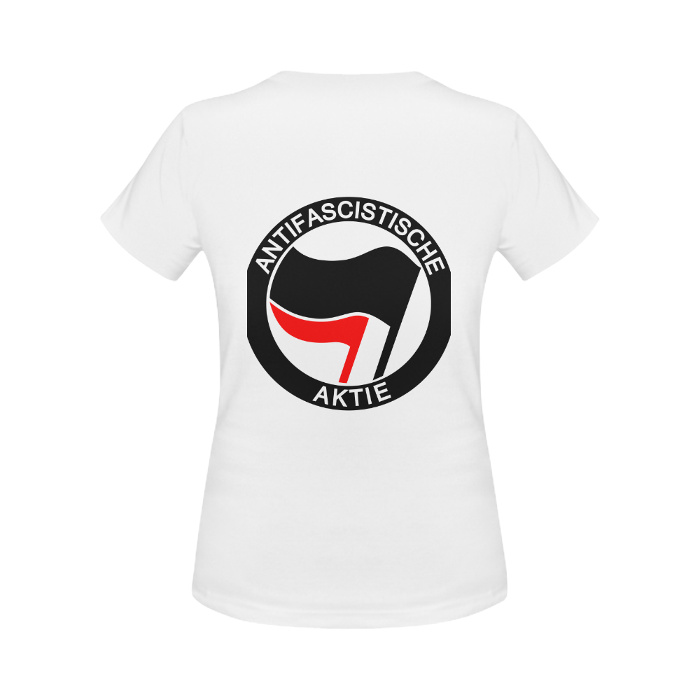 Anti- Fascist Action Women's Classic T-Shirt (Model T17）