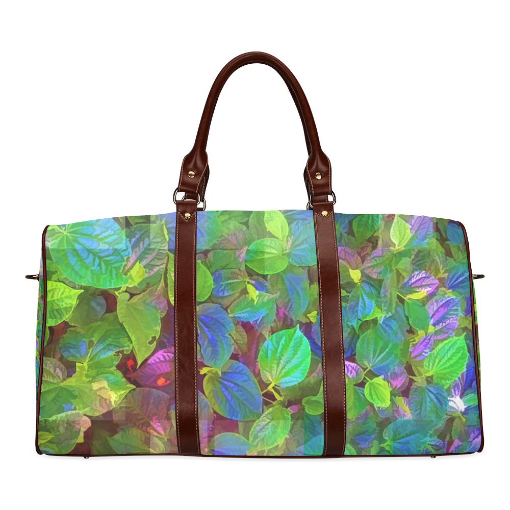 Foliage Patchwork #10 - Jera Nour Waterproof Travel Bag/Large (Model 1639)