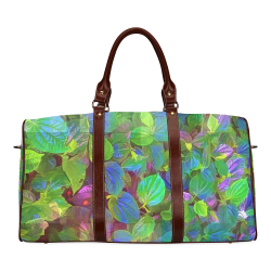 Foliage Patchwork #10 - Jera Nour Waterproof Travel Bag/Large (Model 1639)
