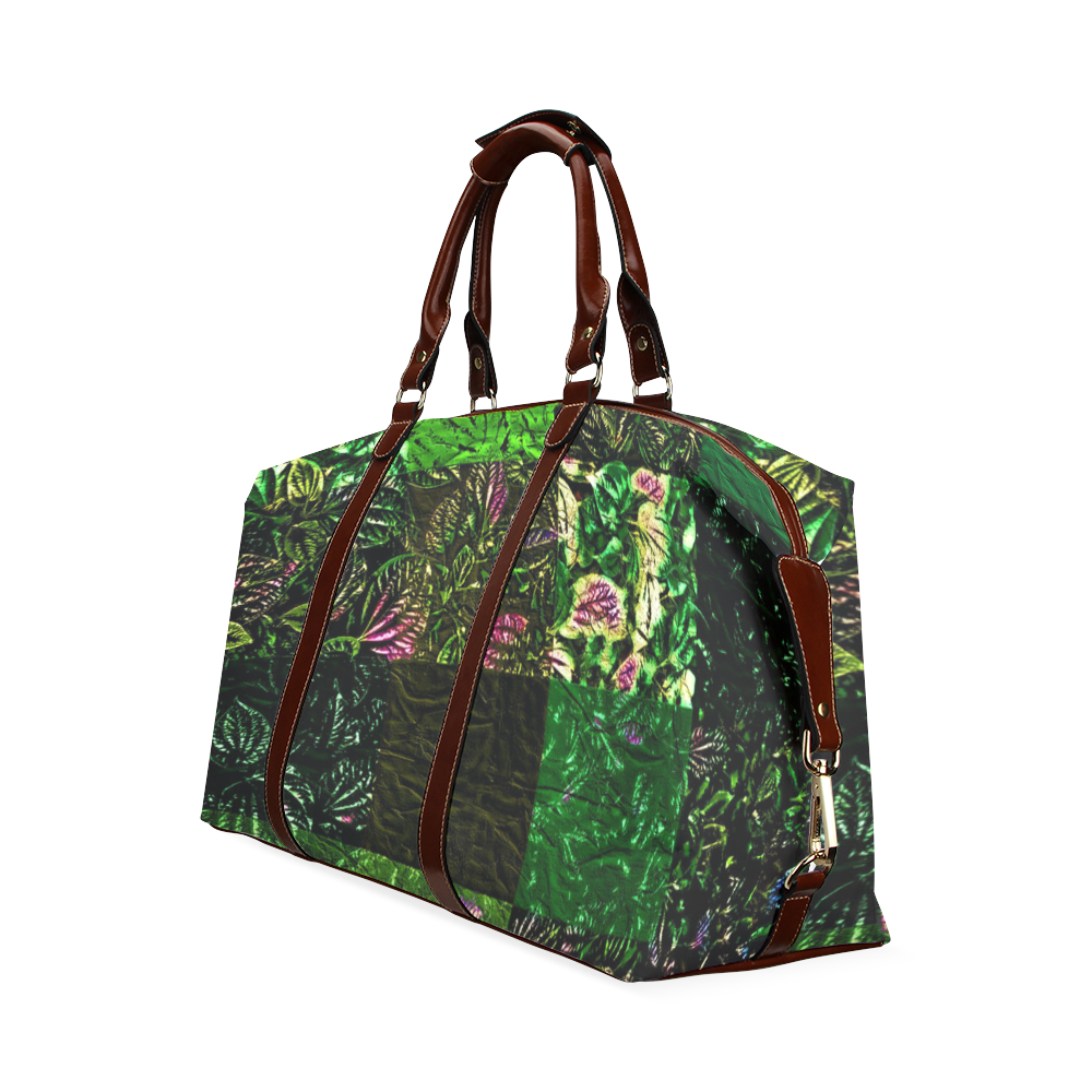 Foliage Patchwork #1 - Jera Nour Classic Travel Bag (Model 1643)