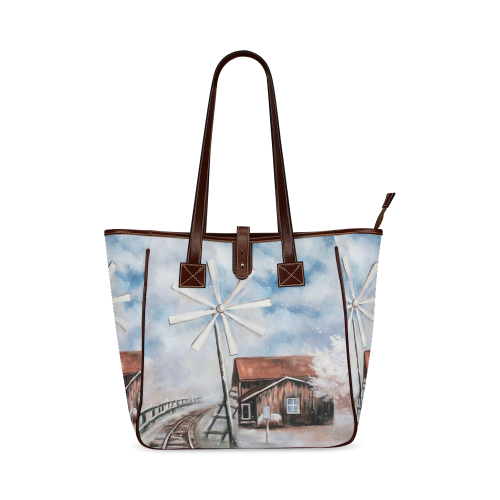 Oil Painting Classic Tote Bag (Model 1644)